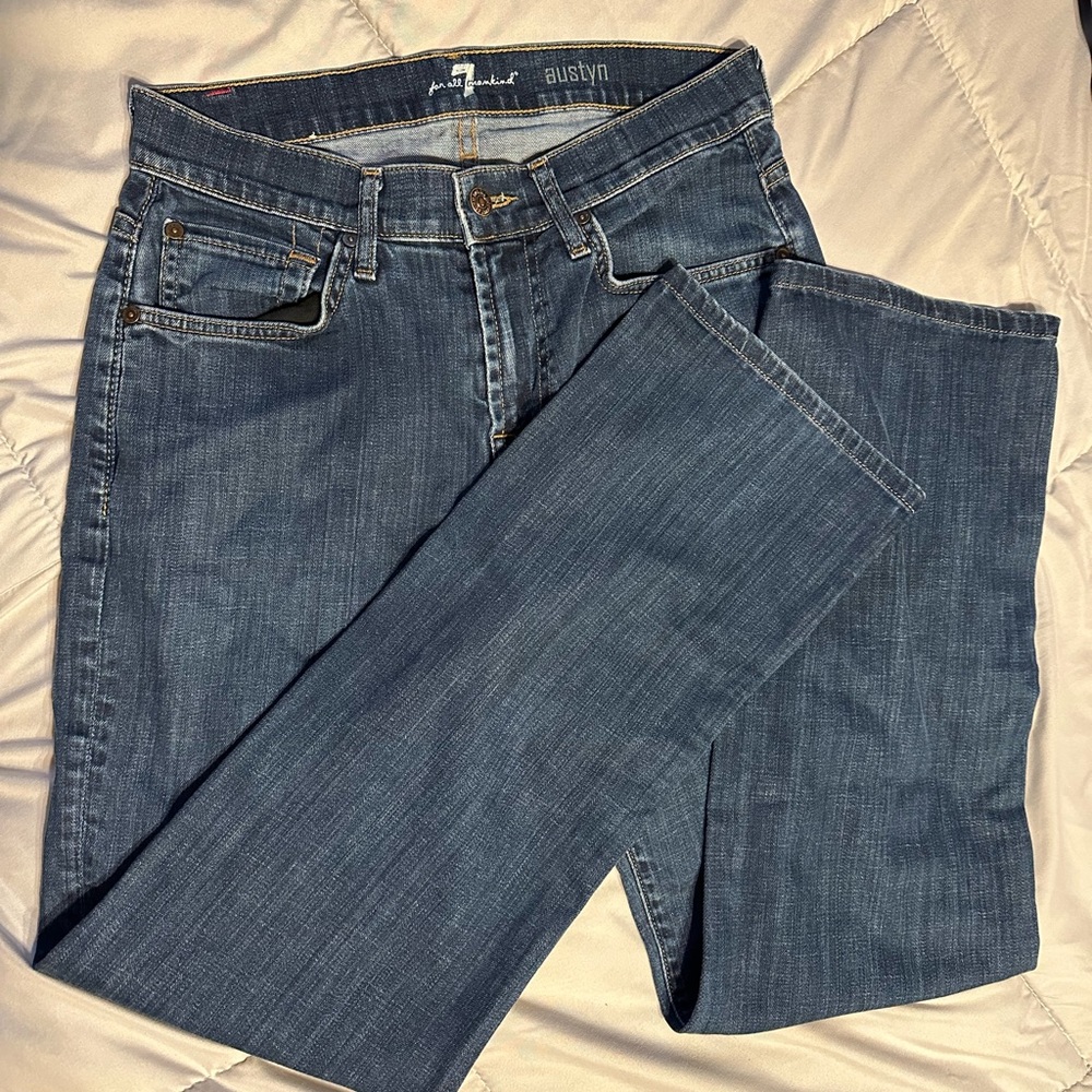 Size 30 7 for all Mankind men’s jeans. Austyn